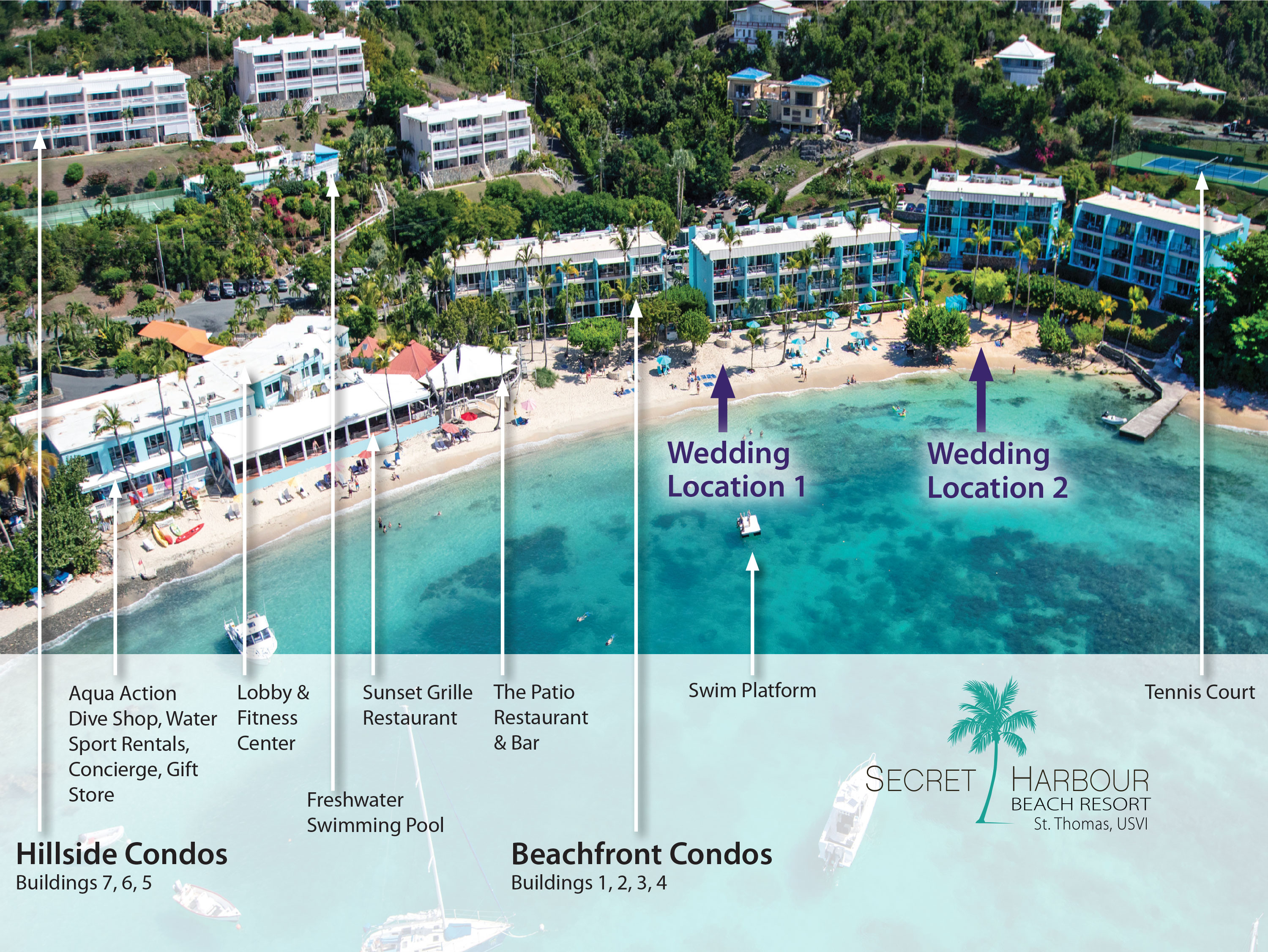 St. Thomas Weddings Secret Harbour Beach Resort